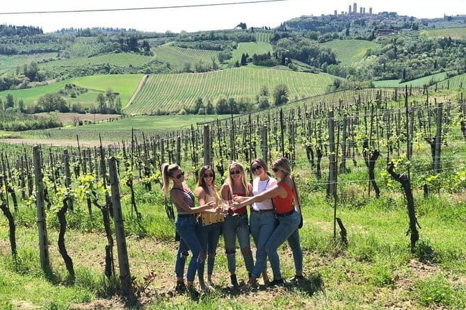 Chianti Wineries Tour with Tuscan Lunch and San Gimignano - Piazzale Michelangelo: a quick Florence view with David replica energy