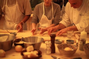 Cooking Art Brunelleschi with Unlimited Wine - From flour to ragù: how the chef keeps the workflow moving
