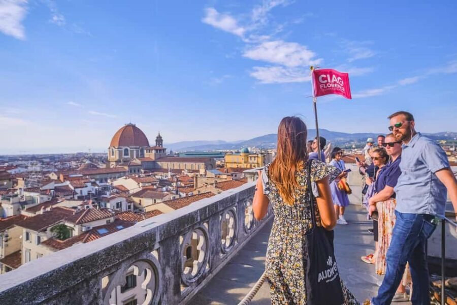 Florence: Cathedral, Dome and Terraces Guided Tour - The rooftop northern terrace: closed-in-time corridors and the best city view