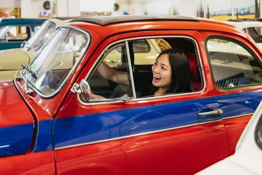 Florence: Countryside Vintage Fiat 500 Driving Tour - Old church stop and the thrill of narrow stone-walled lanes