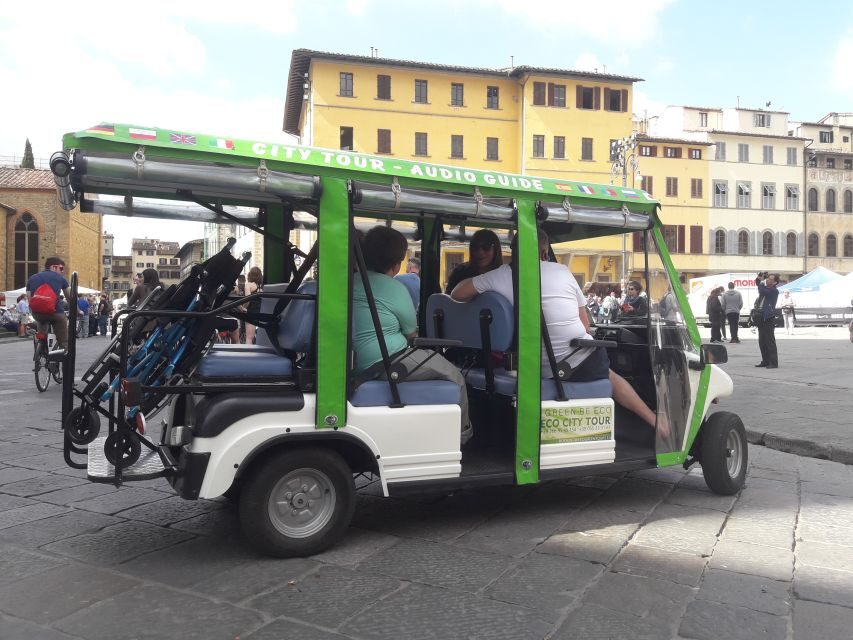 Florence: Eco-Friendly Golf Cart City Tour with Audio Guide - Getting the Most From Audio: Match Your Style to the Guide