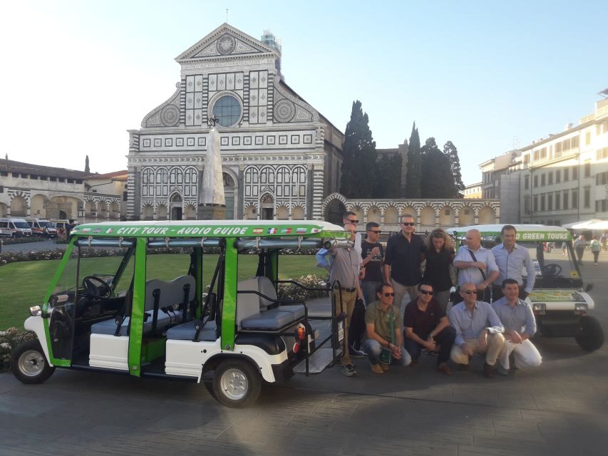 Florence: Eco-Friendly Golf Cart City Tour with Audio Guide - Ponte Vecchio to Ponte Santa Trinita: The Arno River Moment