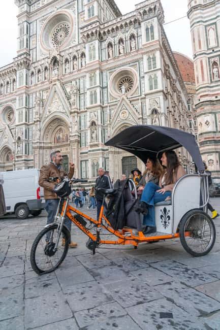 Florence: Guided City Tour by Rickshaw - San Firenze Square and the Bargello Side: More Than the Usual Stops