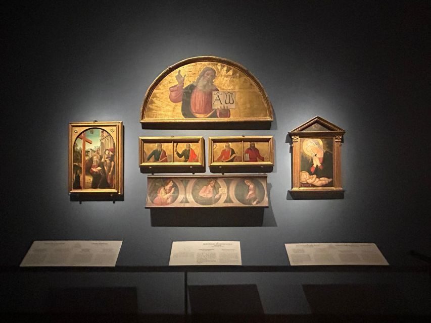 Florence: Michelangelo's David Entrance Ticket and Audio App - Painting galleries: Giotto and Botticelli, plus medieval panels