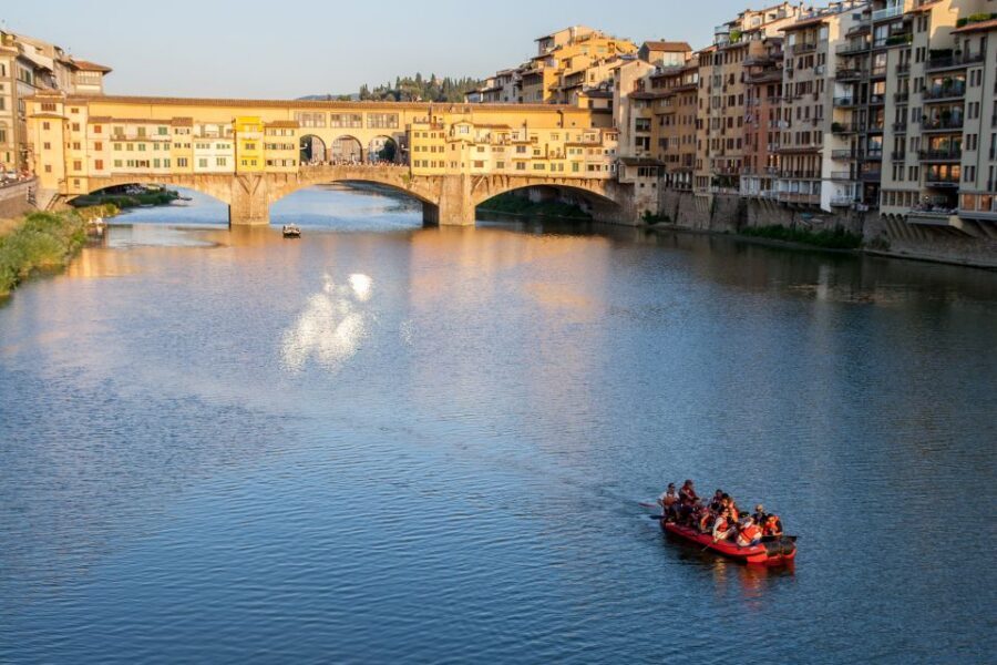 Florence: Pontevecchio Bridge and City Sights Rafting Cruise - The Bridge Parade: Under Four Historic Spans