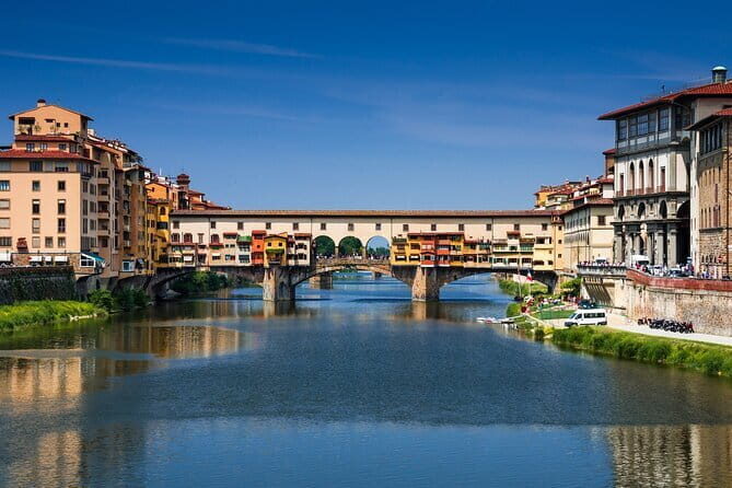 Florence: Private Bike Tour - Arno River moments: Ponte alle Grazie and the classic Old Bridge view