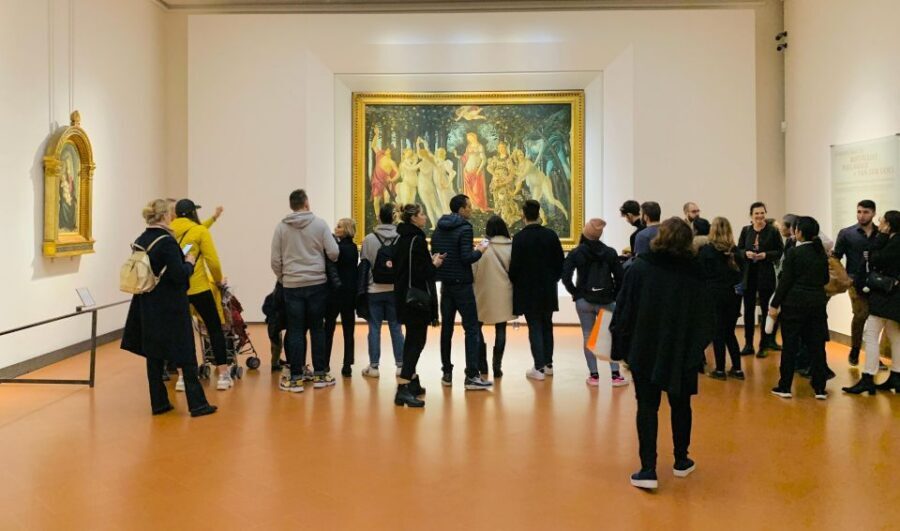 Florence: Uffizi Gallery Small-Group Guided Tour with Ticket - Itinerary flow: from orientation stop to ending inside the gallery