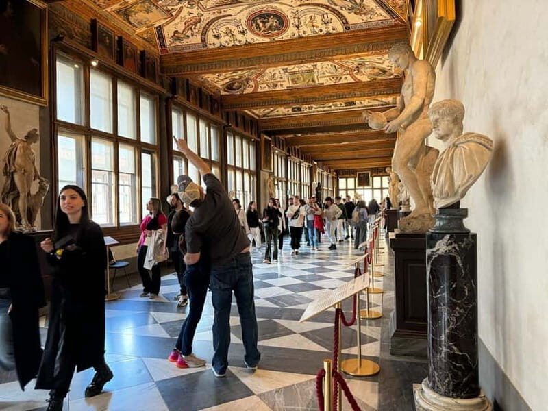 Florence: Uffizi Skip-the-Line Ticket & Digital Audio Guide - Entering the Uffizi: Security Check and a Separate-Entrance Flow