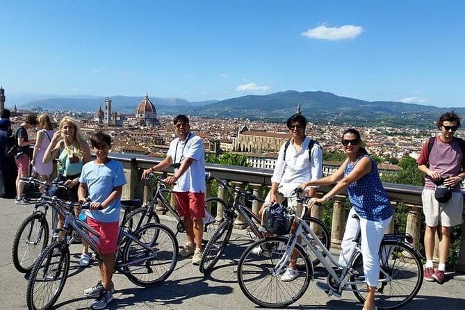 Florence Vintage Bike Tour–guided, small group or private option - Piazza della Repubblica: Rome’s Footprint in the Middle of Florence