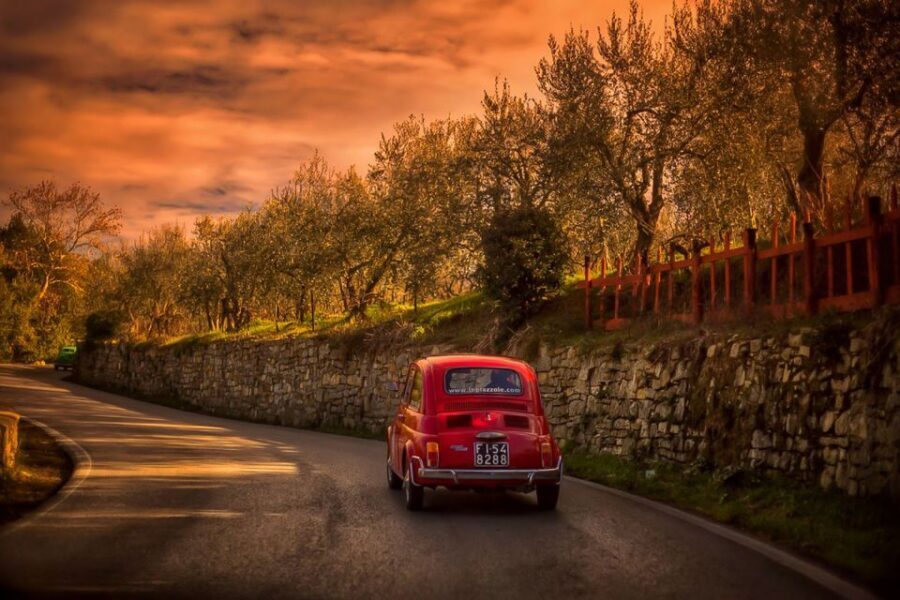 Florence Wine Tasting and Tuscan Lunch in a Vintage Fiat 500 - The 4-hour plan: driving first, tasting second