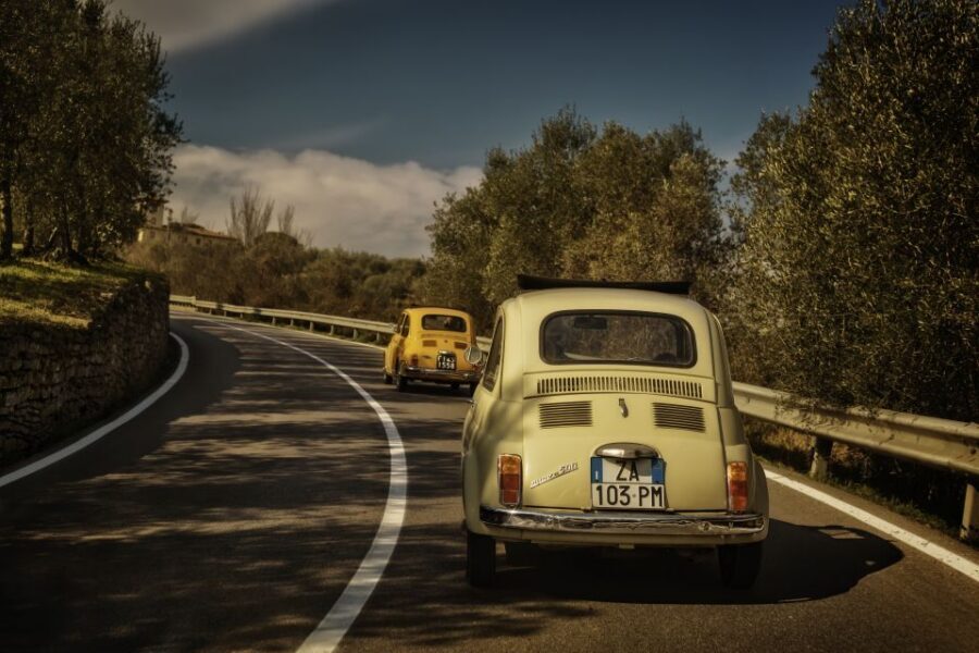 Florence Wine Tasting and Tuscan Lunch in a Vintage Fiat 500 - Cruising out of Florence: why the convoy feels like a local moment