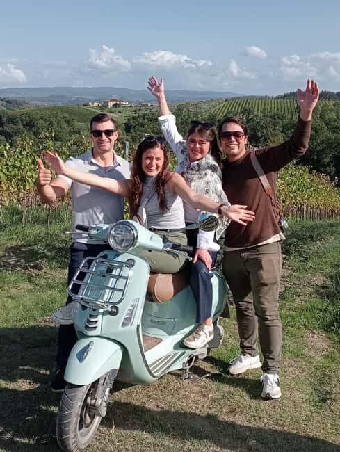 From Florence: Small Group Vespa Tour Tuscany Winery & Lunch - Winery Lunch and Wine Tasting Class in the Chianti Area