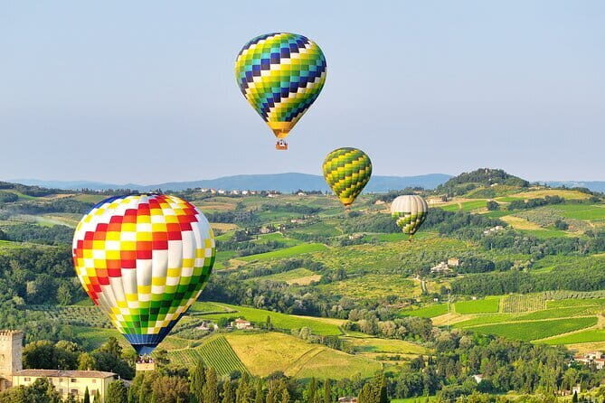 Hot Air Balloon ride in Tuscany countryside from Chianti - Stop 1: Bargino and the calm wait before lift-off