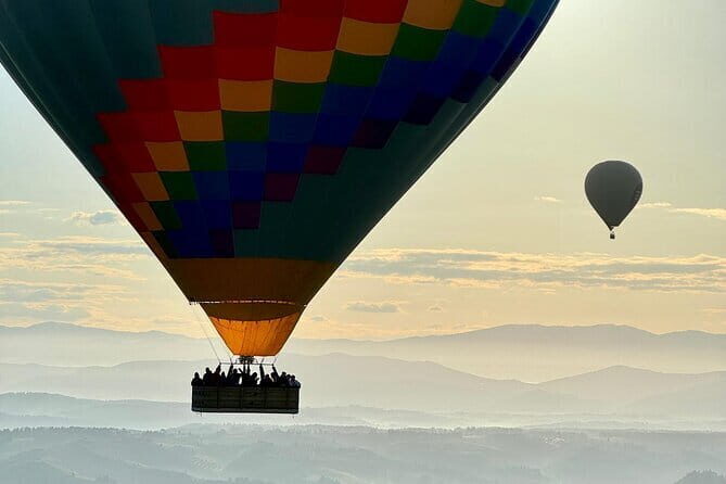 Hot Air Balloon ride in Tuscany countryside from Chianti - Stop 2: one hour floating over vineyards and olive groves