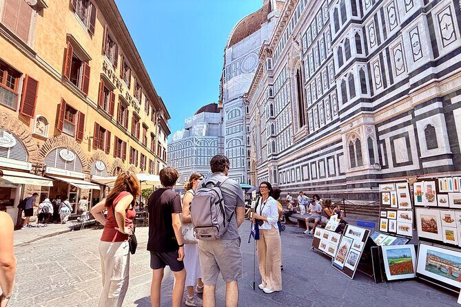 Skip the line: Uffizi and Accademia Small Group Walking Tour - Piazza del Duomo views: Santa Maria del Fiore complex without entering
