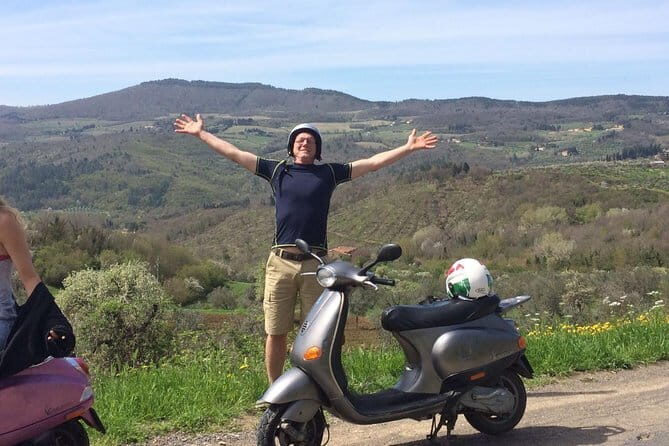Tuscany Vespa Tour: Lunch & Wine Tasting, Countryside Roads - Vespa training on automatic gears: fun, but not freewheeling