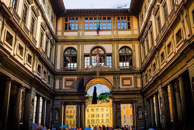 Uffizi Gallery: Entry tickets + audio guide - Arrival and entry: gate #1 plus the reality of security lines